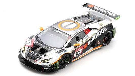 SCALE MODEL COMPATIBLE WITH LAMBORGHINI HURACAN GT3 N.63 24 H NURBURGRING 2021 MAPELLI-PERERA-BORTOL SPARK MODEL SG788
