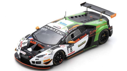 SCALE MODEL COMPATIBLE WITH LAMBORGHINI HURACAN GT3 N.8 24 H SPA 2022 GOMAR-DEL SARTE-CABIROU-PARISY SPARK MODEL SB537