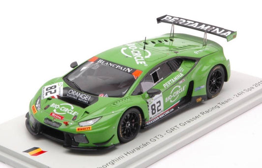 SCALE MODEL COMPATIBLE WITH LAMBORGHINI HURACAN GT3 N.82 24 H SPA 2018 INEICHEN-KEEN-PERERA 1:43 SPARK MODEL SB309