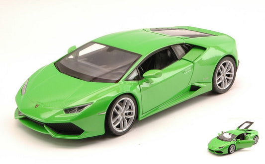 SCALE MODEL COMPATIBLE WITH LAMBORGHINI HURACAN LP 610-4 2014 GREEN 1:24 WELLY WE4056GR