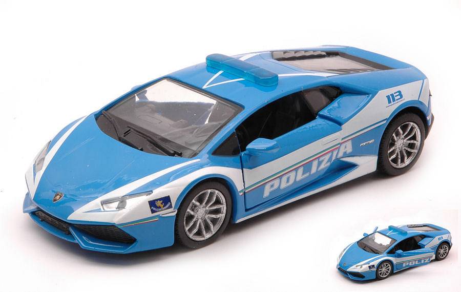 SCALE MODEL COMPATIBLE WITH LAMBORGHINI HURACAN LP610-4 POLIZIA 1:24 NEW RAY NY71323