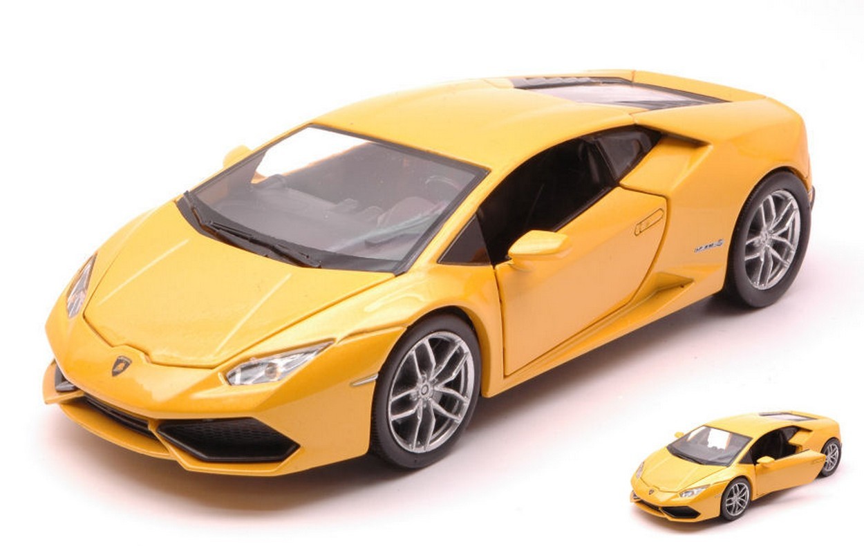 SCALE MODEL COMPATIBLE WITH LAMBORGHINI HURACAN LP610-4 YELLOW 1:24 NEW RAY NY71313Y