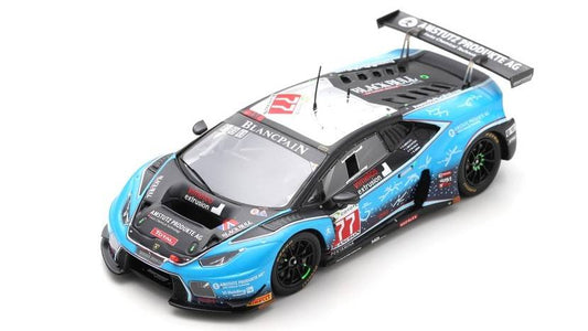 SCALE MODEL COMPATIBLE WITH LAMBORGHINI HURACAN N.77 24 H SPA 2018 ABRA-AMSTUTZ-MACHITSKI-KUJALA SPARK MODEL SB311