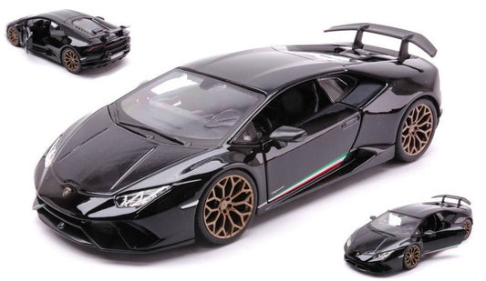SCALE MODEL COMPATIBLE WITH LAMBORGHINI HURACAN PERFORMANTE BLACK 1:24 BURAGO BU21092Z