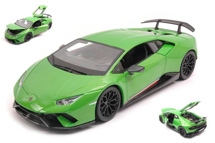 SCALE MODEL COMPATIBLE WITH LAMBORGHINI HURACAN PERFORMANTE LIGHT GREEN 1:18 MAISTO MI31391G