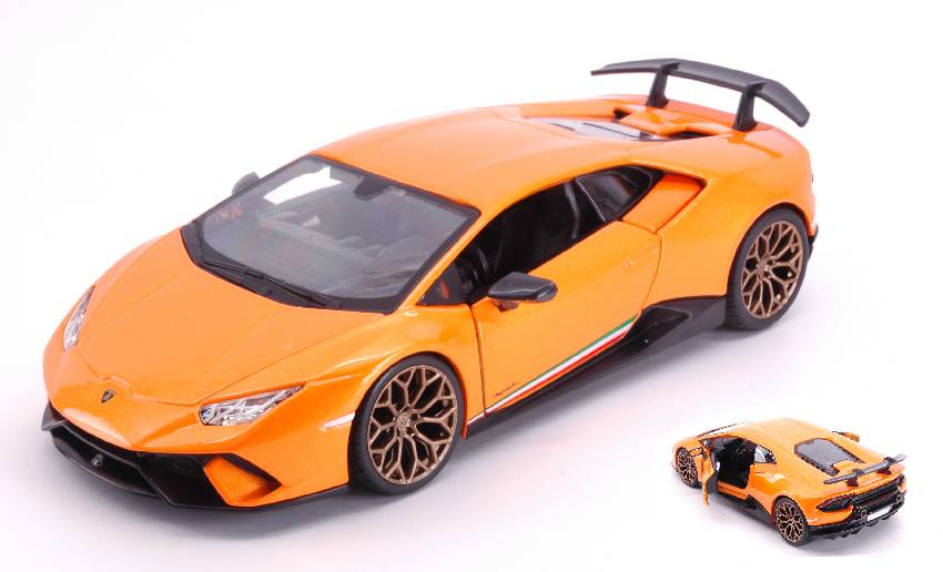 SCALE MODEL COMPATIBLE WITH LAMBORGHINI HURACAN PERFORMANTE METALLIC ORANGE 1:24 BURAGO BU21092OR