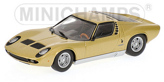 SCALE MODEL COMPATIBLE WITH LAMBORGHINI MIURA S 1969 GOLD 1:43 MINICHAMPS PM436103000