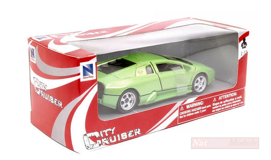 SCALE MODEL COMPATIBLE WITH LAMBORGHINI MURCIELAGO GREEN METALLIC 1:32 NEW RAY NY51493MGR