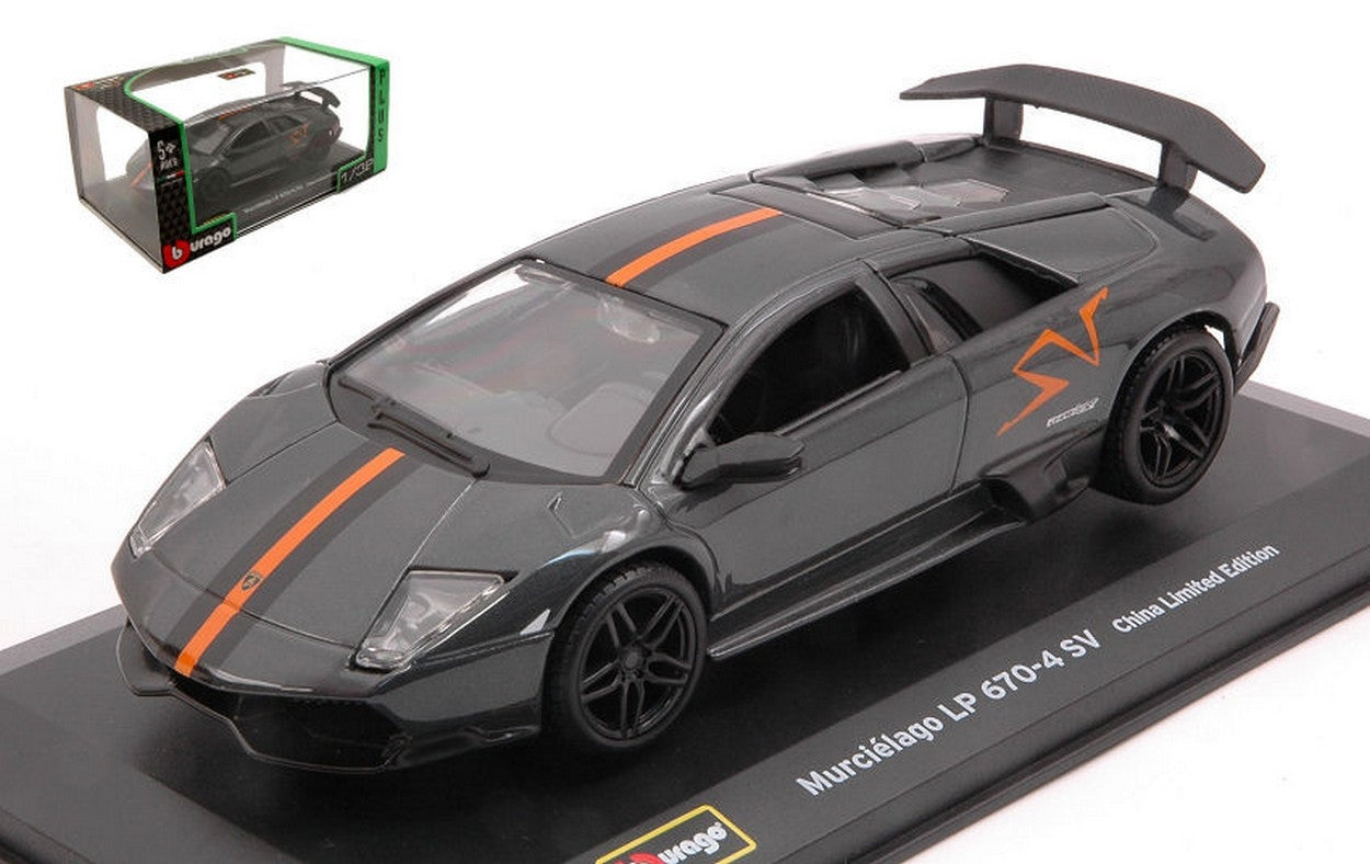 SCALE MODEL COMPATIBLE WITH LAMBORGHINI MURCIELAGO LP 670-4 SV CHINA LIMITED EDITION 1:32 BURAGO BU42020G