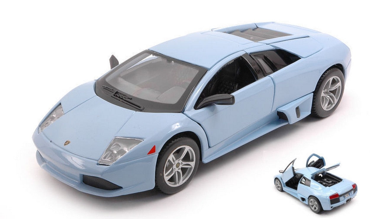 SCALE MODEL COMPATIBLE WITH LAMBORGHINI MURCIELAGO LP640 2010 LIGHT BLUE 1:24 MAISTO MI31292B