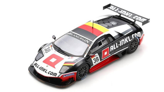 SCALE MODEL COMPATIBLE WITH LAMBORGHINI MURCIELAGO N.38 FIA GT1 WORLD CHAMPION.2011 BASSENG-WINKELH. SPARK MODEL S9613