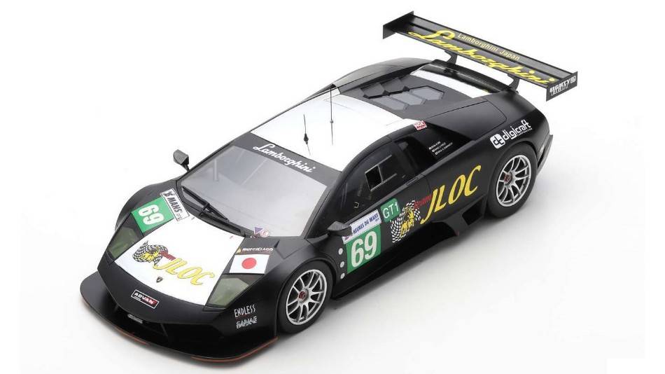 MODELLINO IN SCALA COMPATIBILE CON LAMBORGHINI MURCIELAGO N.69 LM 2010 YOGO-LIRI-YAMANISHI 1:18 SPARK MODEL 18S365