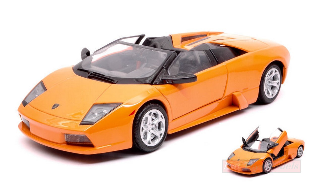 SCALE MODEL COMPATIBLE WITH LAMBORGHINI MURCIELAGO ROADSTER 2007 ORANGE 1:24 MOTORMAX MTM73316OR