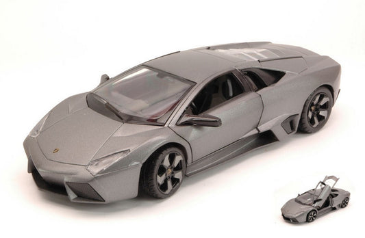 SCALE MODEL COMPATIBLE WITH LAMBORGHINI REVENTON 2007 GRAY BARRA 1:24 RASTAR RAT34800