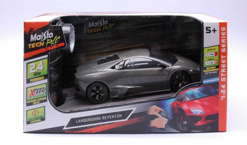 MODÈLE RÉDUIT COMPATIBLE AVEC RADIOCOMMANDE LAMBORGHINI REVENTON 1:24 MAISTO MI81524