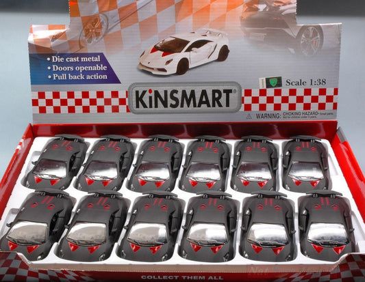 SCALE MODEL COMPATIBLE WITH LAMBORGHINI SESTO ELEMENTO 2013 COL.ASS.1:38 KINSMART KT5359D