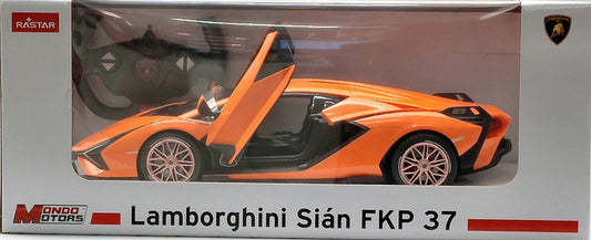 SCALE MODEL COMPATIBLE WITH LAMBORGHINI SIAN ORANGE RADIO CONTROL 1:14 MONDO MOTORS MM63661OR