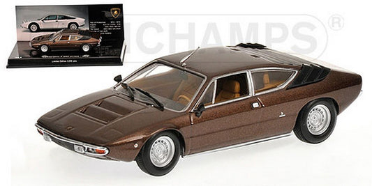 MODELLINO IN SCALA COMPATIBILE CON LAMBORGHINI URRACO 1972 BROWN 1:43 MINICHAMPS PM436103320
