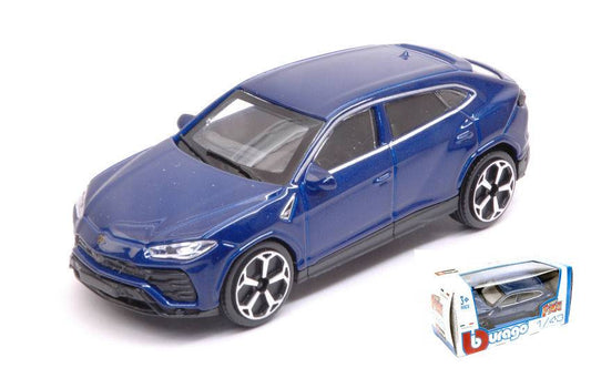 MODELLINO IN SCALA COMPATIBILE CON LAMBORGHINI URUS 2018 BLUE 1:43 BURAGO BU30392BL