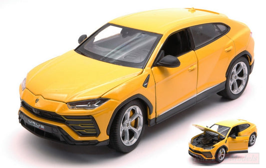 SCALE MODEL COMPATIBLE WITH LAMBORGHINI URUS YELLOW 1:24 WELLY WE24094Y