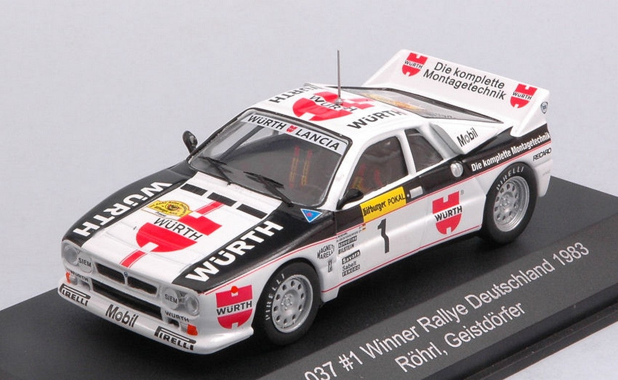 SCALE MODEL COMPATIBLE WITH LANCIA 037 N.1 DEUTSCHLAND 1983 ROHRL-GEISTDORFER 1:43 CMR CLASSIC MODEL REPLICARS WRC011