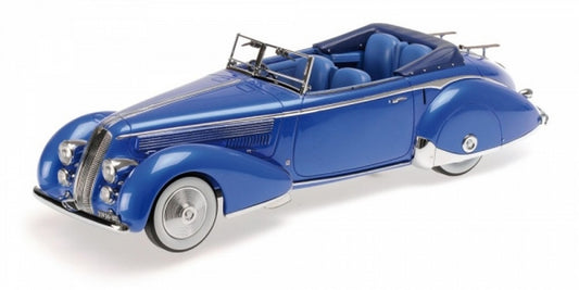 MODELLINO IN SCALA COMPATIBILE CON LANCIA ASTURA 233 CORTO 1936 BLUE  1:18 MINICHAMPS PM107125331