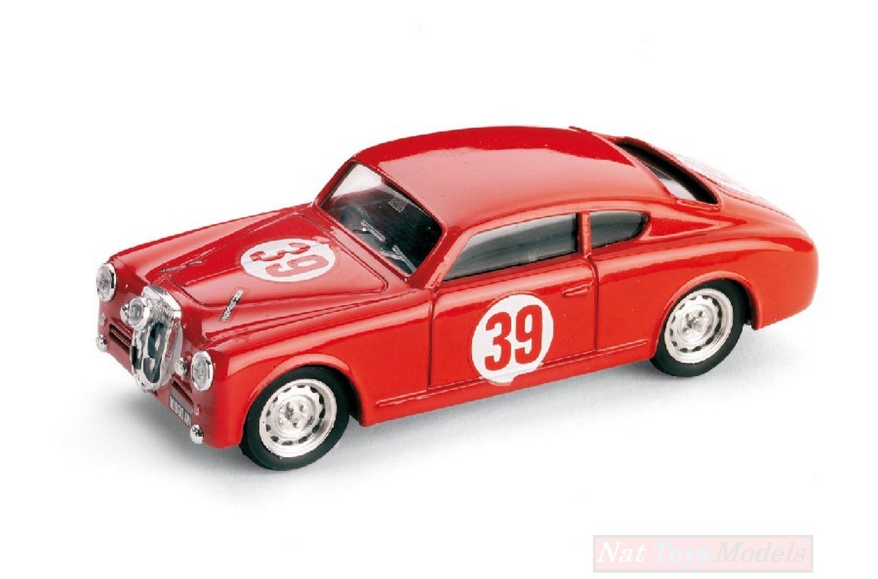 MODELLINO IN SCALA COMPATIBILE CON LANCIA AURELIA B20 N.39 6th LE MANS 1952 L.VALENZANO-"IPPOCAMPO" 1:43 BRUMM BM0162