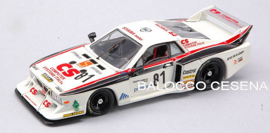 SCALE MODEL COMPATIBLE WITH LANCIA BETA TURBO N.81 5th MONZA 1982 CASONI-CASTELLANO 1:43 BEST MODEL BT9349