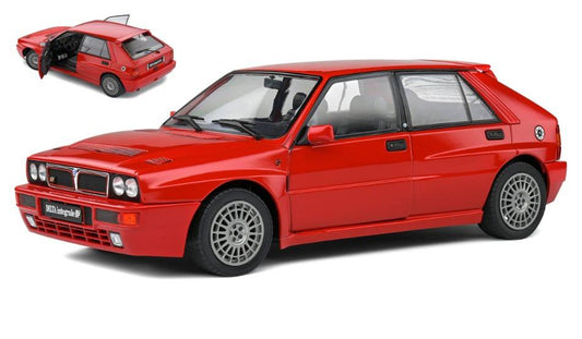 SCALE MODEL COMPATIBLE WITH LANCIA DELTA HF INTEGRALE 1991 RED CORSA 1:18 SOLID SL1807801