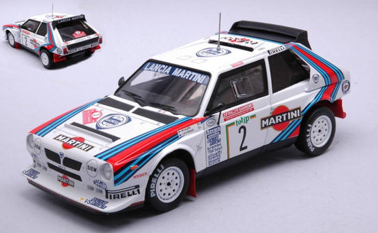 SCALE MODEL COMPATIBLE WITH LANCIA DELTA S4 N.2 RALLY SAN REMO 1986 ALEN-KIVIMAKI 1:24 IXO MODEL 24RAL022A
