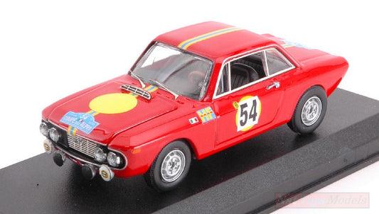 SCALE MODEL COMPATIBLE WITH LANCIA FULVIA COUPE 1.3 HF N.54 3rd ALPI CUP 1968 TRAUTMANN-TR. BEST MODEL BT9735