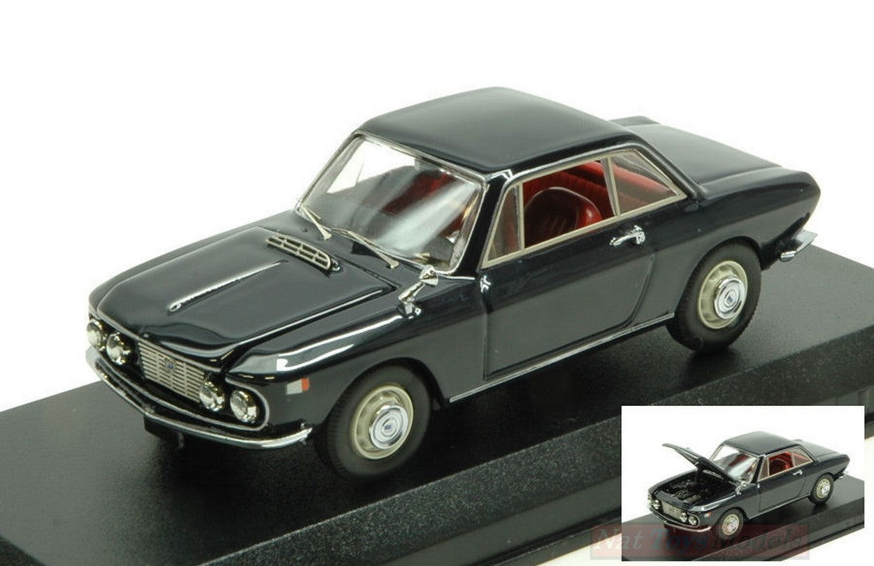 MODELLINO IN SCALA COMPATIBILE CON LANCIA FULVIA COUPE 1300S 1967 DARK BLUE 1:43 BEST BT9645