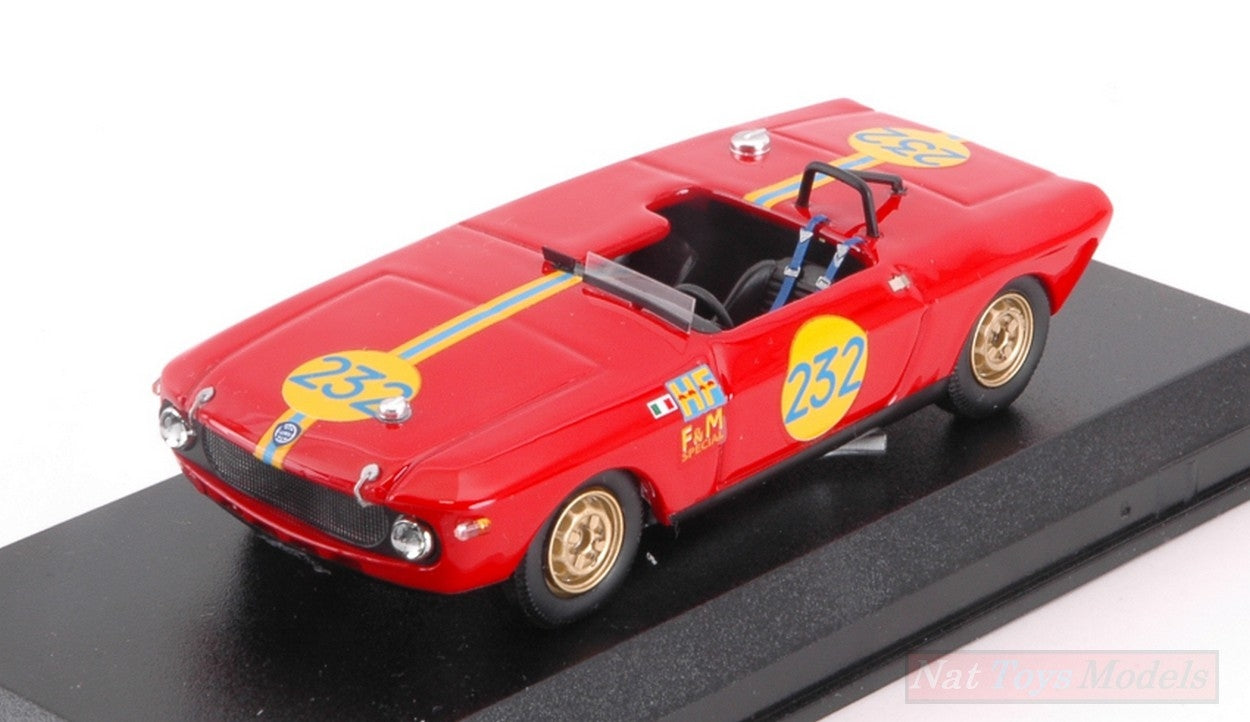 SCALE MODEL COMPATIBLE WITH LANCIA FULVIA F&amp;M SP.HF N.232 RET.TARGA FLORIO 1969 MAGLIOLI-PINTO 1:43 BEST MODEL BT9743