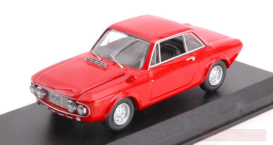 SCALE MODEL COMPATIBLE WITH LANCIA FULVIA RALLYE 1.6 HF FANALONE 1969 ROSSO CORSA 1:43 BEST MODEL BT9736
