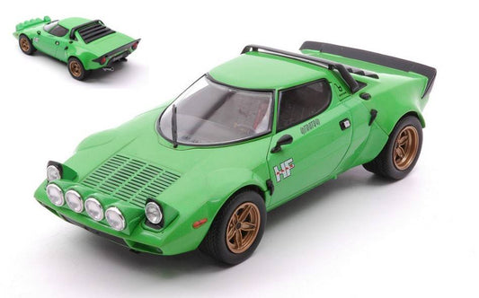 SCALE MODEL COMPATIBLE WITH LANCIA STRATOS HF 1975 LIGHT GREEN 1:24 WHITEBOX WB124158