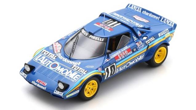SCALE MODEL COMPATIBLE WITH LANCIA STRATOS HF N.10 WINNER TOUR DE CORSE 1981 B.DARNICHE-A.MAHE 1:43 SPARK MODEL S9099