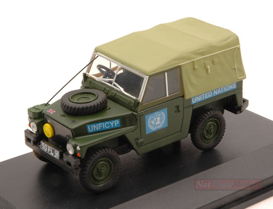 SCALE MODEL COMPATIBLE WITH LAND ROVER 1/2 TON LIGHTWEIGHT UNITED NATIONS 1:43 OXFORD OXF43LRL001
