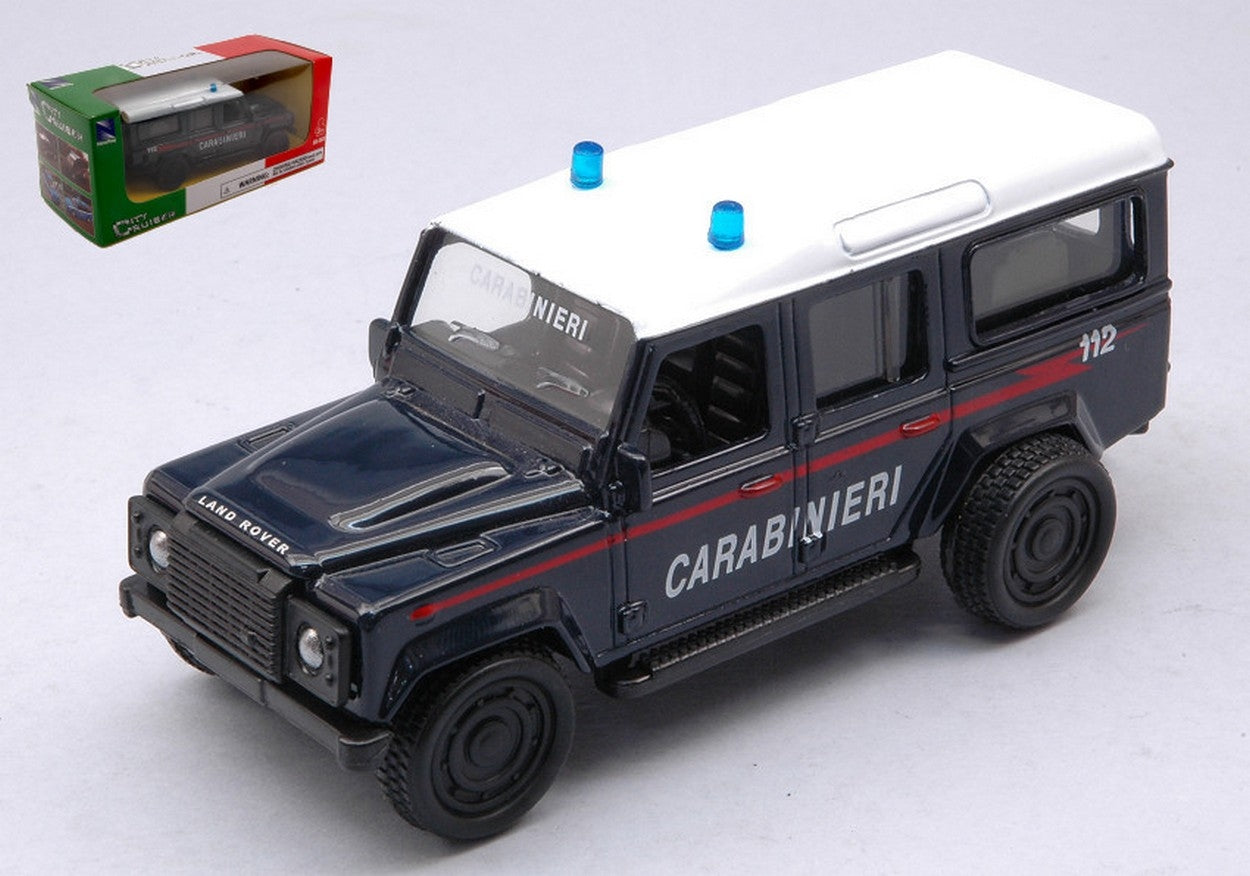 SCALE MODEL COMPATIBLE WITH LAND ROVER DEFENDER CARABINIERI 1:43 NEW RAY NY19853DEF