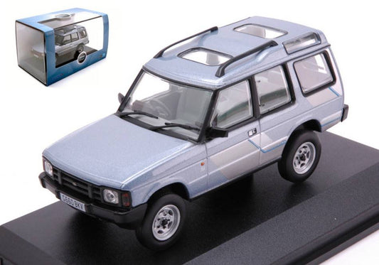 SCALE MODEL COMPATIBLE WITH LAND ROVER DISCOVERY 1MISTRALE METALLIC LIGHT BLUE 1:43 OXFORD OXF43DS1002