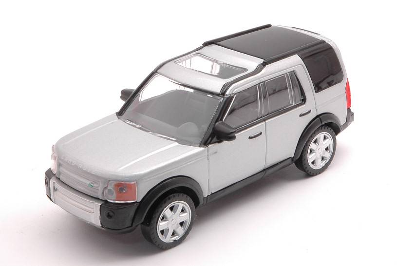 MODELLINO IN SCALA COMPATIBILE CON LAND ROVER DISCOVERY 3 SILVER 1:43 RASTAR RAT36700S