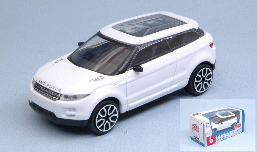 MODELLINO IN SCALA COMPATIBILE CON LAND ROVER LRX 2010 WHITE 1:43 BURAGO BU30214W
