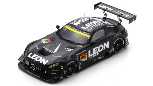 SCALE MODEL COMPATIBLE WITH LEON PYRAMID AMG N.65 SUPER GT300 2023 N.GAMOU-T.SHINOHARA 1:43 SPARK MODEL SGT086