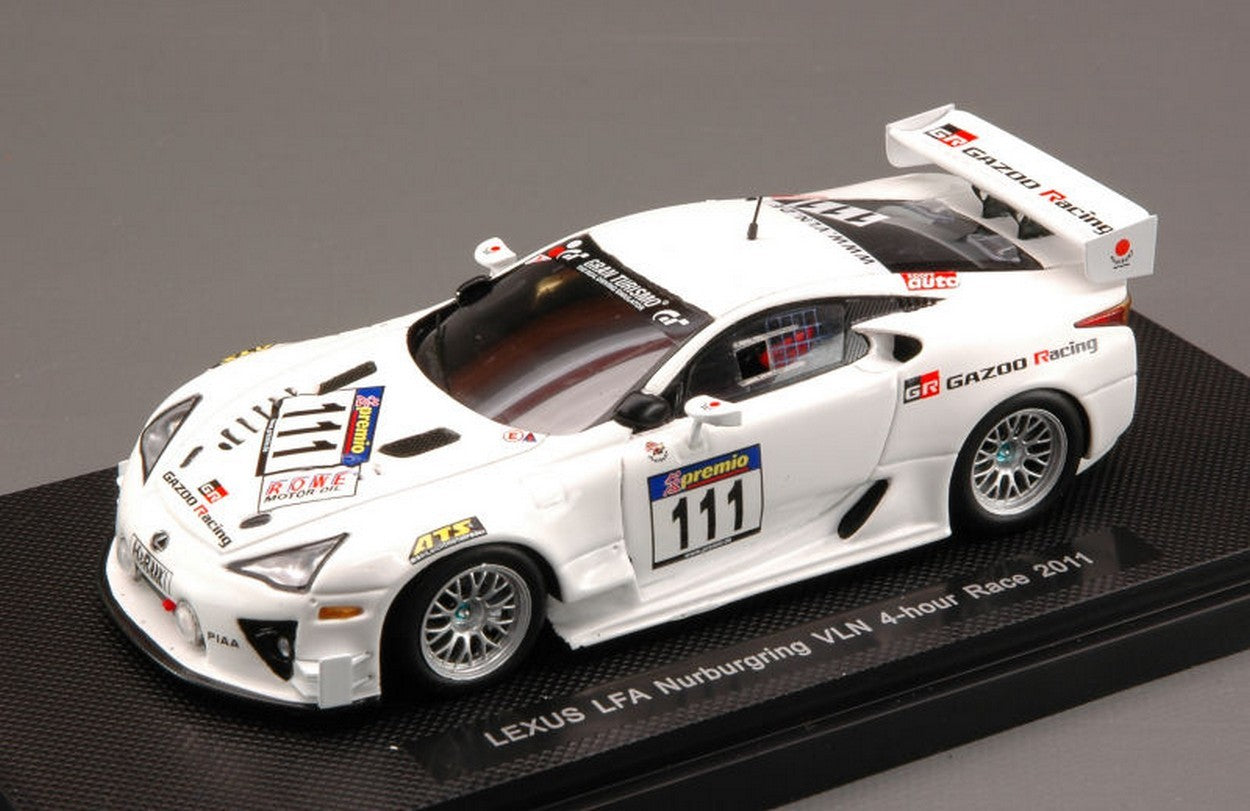 MODÈLE RÉDUIT COMPATIBLE AVEC LEXUS LFA N.111 NURBURGRING VLN RACE 2011 1:43 EBBRO EB44629