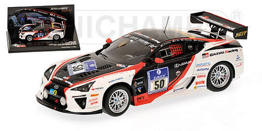 SCALE MODEL COMPATIBLE WITH LEXUS N.50 NURBURGRING 2010 1:43 MINICHAMPS PM437101650