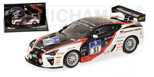 MODELE REDUIT COMPATIBLE AVEC LEXUS N.51 NURBURGRING 2010 1:43 MINICHAMPS PM437101651