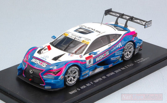 SCALE MODEL COMPATIBLE WITH LEXUS RC F N.6 5th FUJI SUPER GT 500 2016 K.OSHIMA-A.CALDARELLI 1:43 EBBRO EB45457