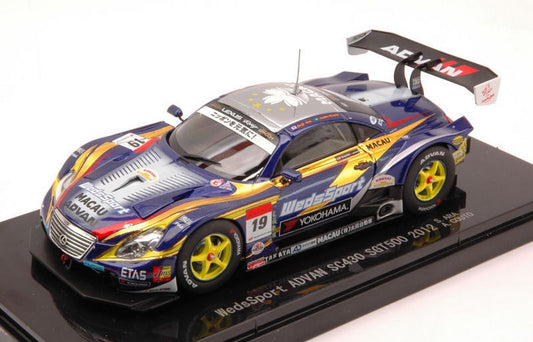 MODELLINO IN SCALA COMPATIBILE CON LEXUS SC430 N.19 7th SUPER GT500 2012 ARA-COUTO 1:43 EBBRO EB44740