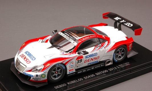 MODELLINO IN SCALA COMPATIBILE CON LEXUS SC430 N.39 SUPER GT500 2012 WAKISAKA-ISHIURA 1:43 EBBRO EB44739