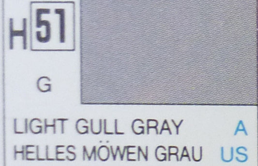 MODELING COLORS LIGHT GULL GRAY GLOSS ml 10 Pcs.6 GUNZE GU0051