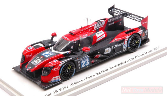 SCALE MODEL COMPATIBLE WITH LIGIER JS P217 GIBSON N.23 DNF LM 2017 BARTHEZ-BURET-BERTHON 1:43 SPARK MODEL S5810